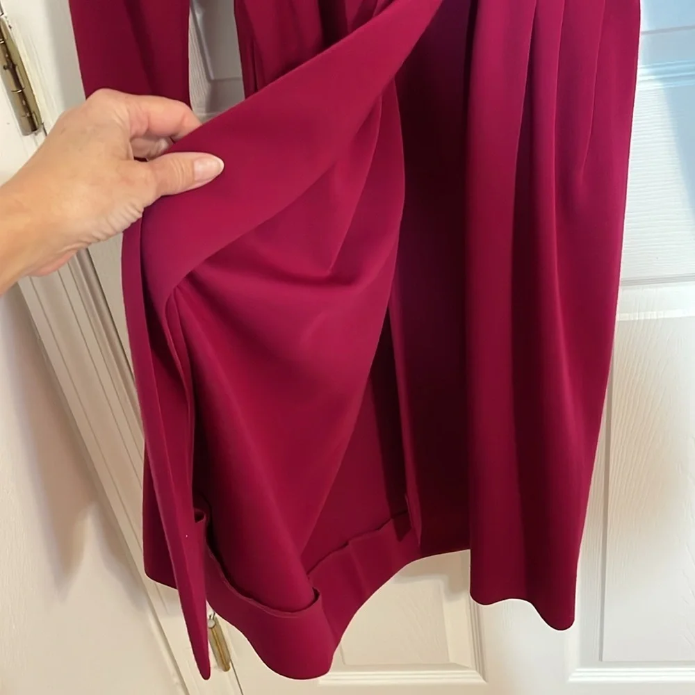 Yves Saint Laurent Dress, Vintage YSL Wrap Wool Dress, rive gauche, size 36 - Picture 3 of 10